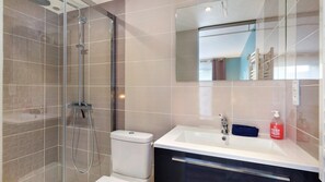Shower, hair dryer