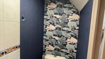 Douche, sĂšche-cheveux