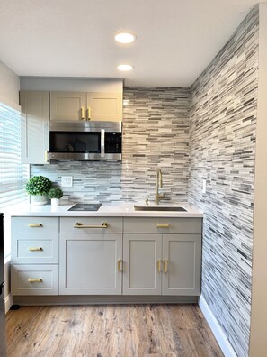 Microondas y parrilla de estufa 