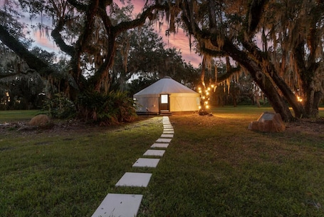 Exterior. Florida Yurt Escape • Nature + Comfort