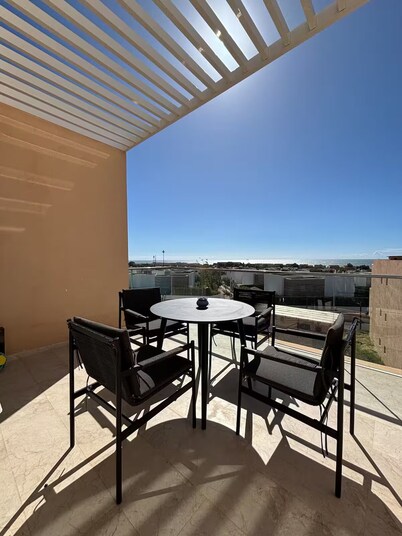 Charming 2-bedroom condo with pools in sunny Taghazout Bay