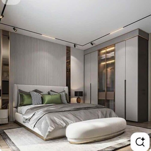 Luxury Studio, Kitchenette | In-room safe, desk, blackout drapes, soundproofing