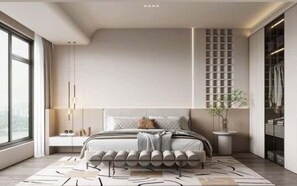 Deluxe Room, City View | In-room safe, desk, blackout drapes, soundproofing