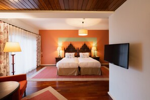 Quarto casal ou duplo superior, sacada, vista para o rio | Wi-Fi de cortesia