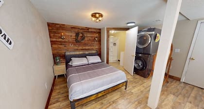 Train Themed Accommodations Near Neosho Square! Both Units/ Sleeps 8