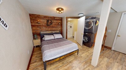 Train Themed Accommodations Near Neosho Square! Both Units/ Sleeps 8