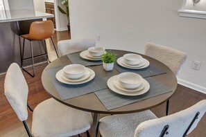 Townhome | Dining room - Upscale 3BR TownhouseMins to Downtown (Raleigh)
