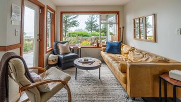 Télévision, cheminée, écrans d'ordinateur