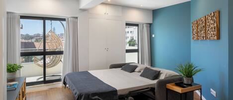 1 sovrum, strykjärn/strykbräda, wi-fi och sängkläder