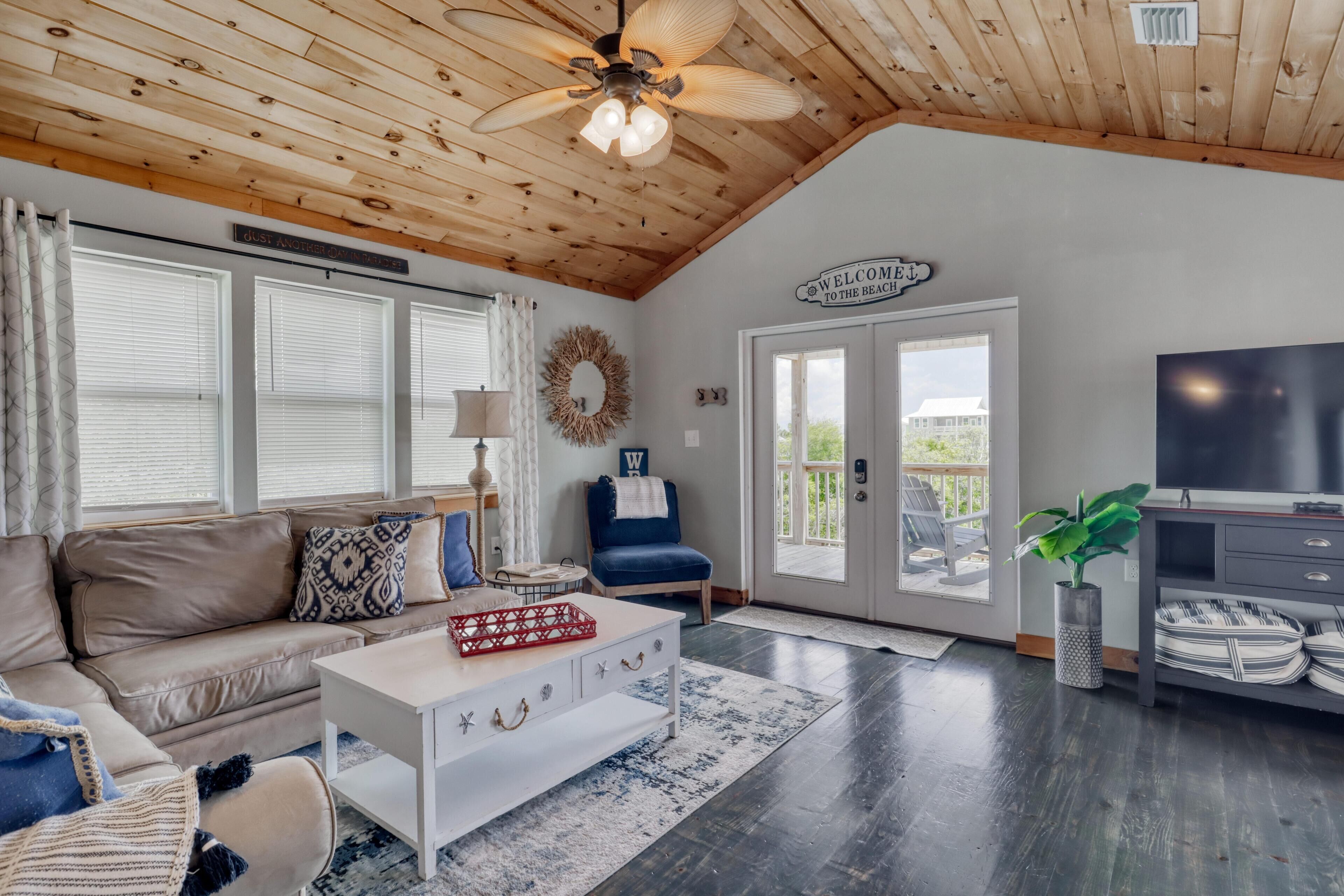 Maison, plusieurs lits (Whitesands Beach House - North) | Coin séjour