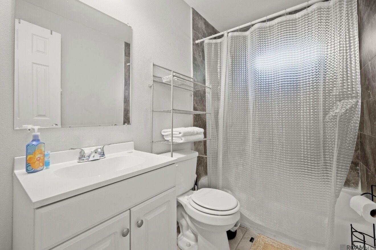 Towels, soap, toilet paper