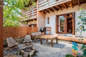 Outdoor dining - Units in the Casa dos Ventos - Imbituba VER (Imbituba)
