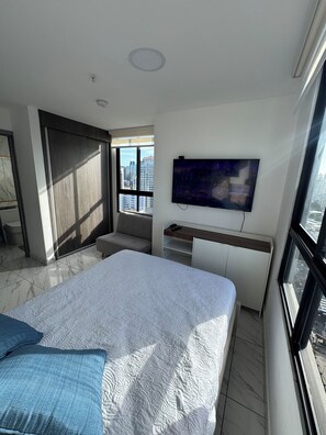 1 Schlafzimmer, Bügeleisen/Bügelbrett, kostenloses WLAN, Bettwäsche
