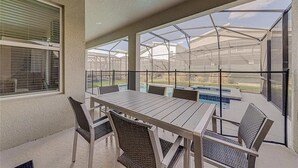 Outdoor dining - 6 Bedrooms/ 5 Bathrooms/ Storey Lake (2760 BD) (Kissimmee)