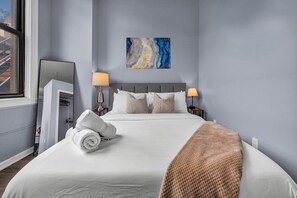 1 多间卧室、WiFi、床单