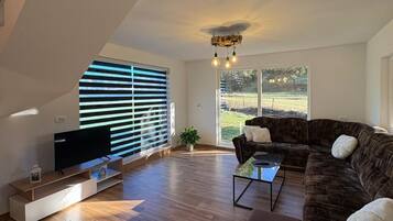 Télévision, cheminée