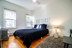 Desk, iron/ironing board, travel crib, WiFi