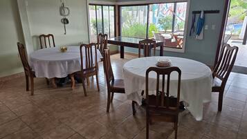 Opções para refeição no quarto
