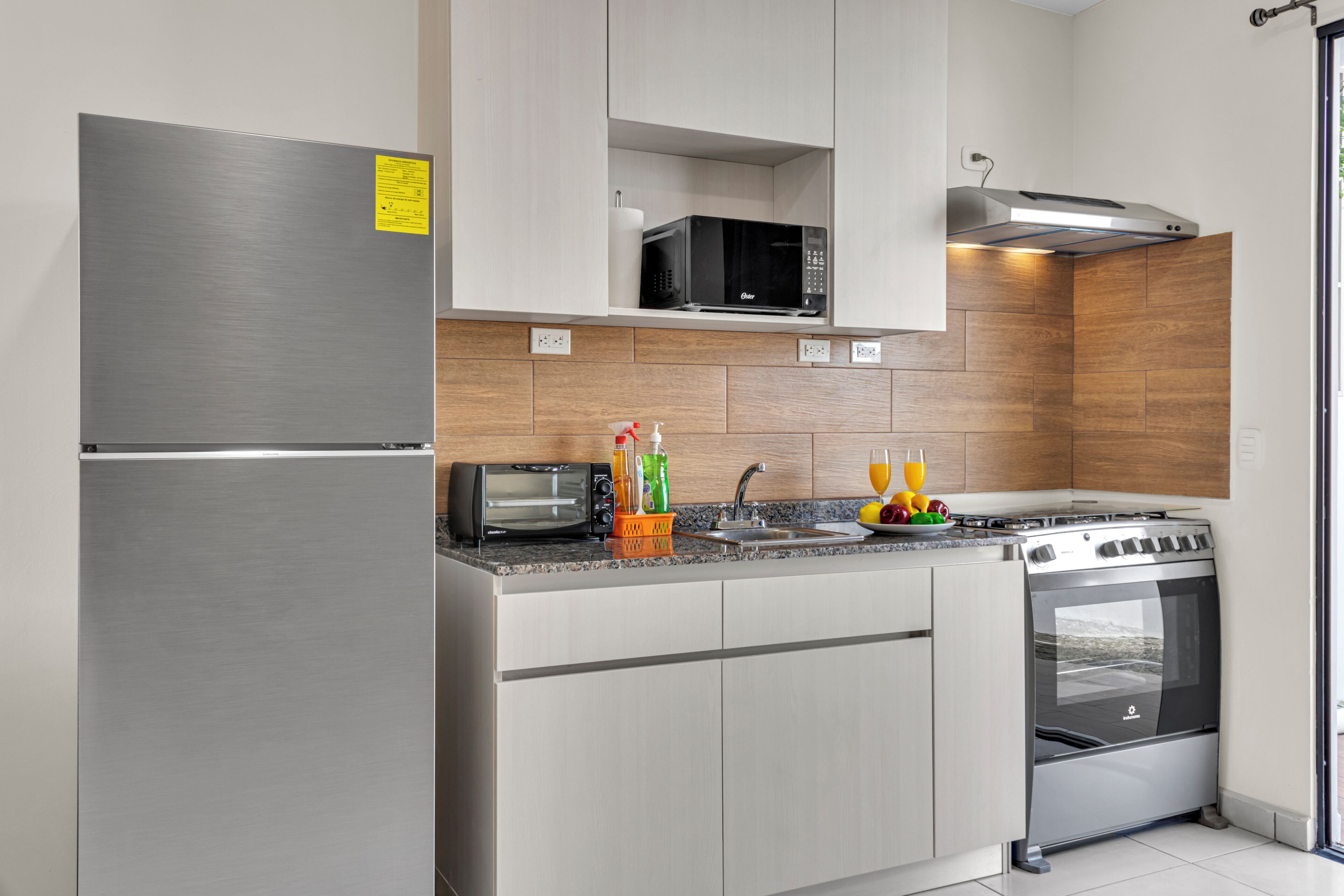 Microwave, oven, stovetop