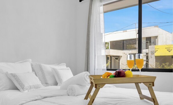 1 Schlafzimmer, kostenloses WLAN, Bettwäsche, Rollstuhlgeeignet