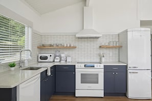 Fjallakofi - 2 svefnherbergi - eldhús - útsýni yfir vatn | Einkaeldhús