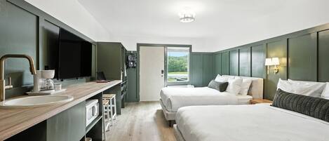 開放式套房, 2 張加大雙人床, 簡易廚房, 湖景 | 湖景