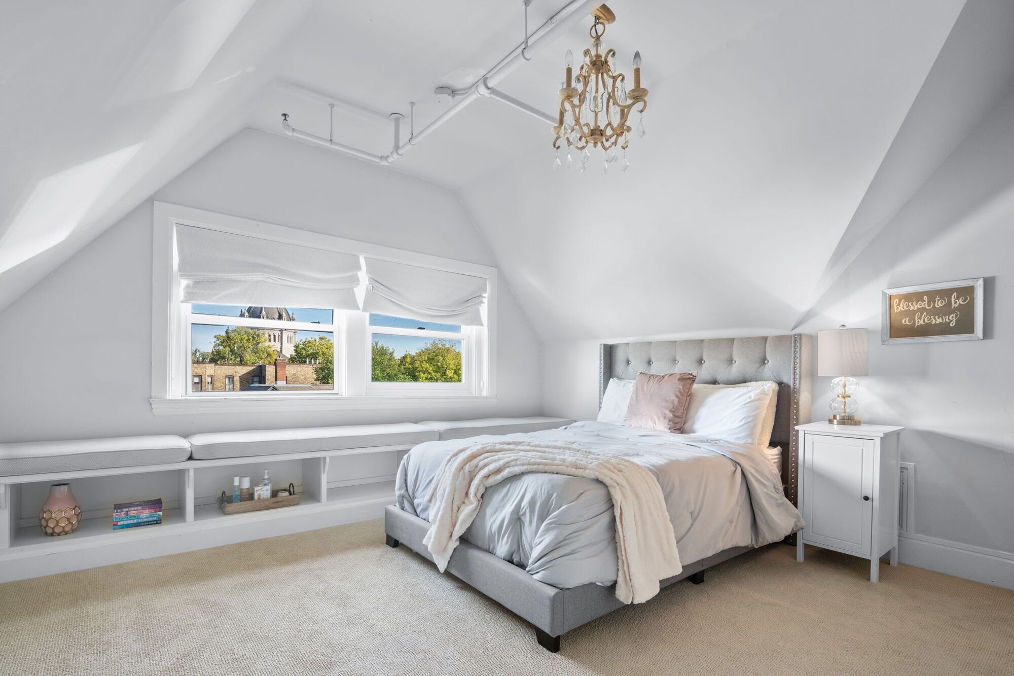 Double Room | Egyptian cotton sheets, premium bedding, down duvets, laptop workspace