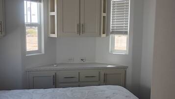 1 makuuhuone, vuodevaatteet