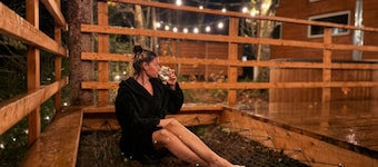 Mini-maison En Montagne avec Spa, Sauna & Rivière