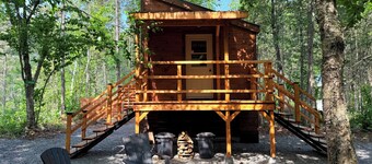 Mini-maison En Montagne avec Spa, Sauna & Rivière