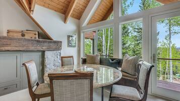 House, Balcony | Living area | Flat-screen TV, fireplace