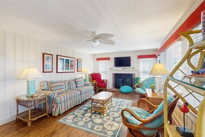 Televisión y reproductor de DVD 