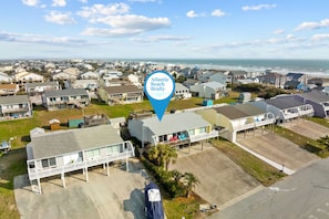 Exterior - The Crows Nest: Dog-friendly townhouse,ocean view, beach access (Atlantic Beach)
