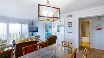 TV, DVD player, table tennis