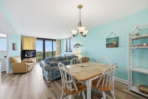 TV, DVD player - Oceanfront, First-Floor Condo with Balcony, Ocean View & Shared Pools/Tennis (Atlantic Beach)