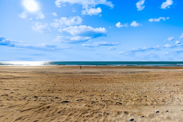On the beach