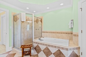 Shower, towels