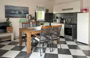 Fridge, microwave, oven, stovetop - 2 bedroom amazing apartment in Maslenica (Maslenica)