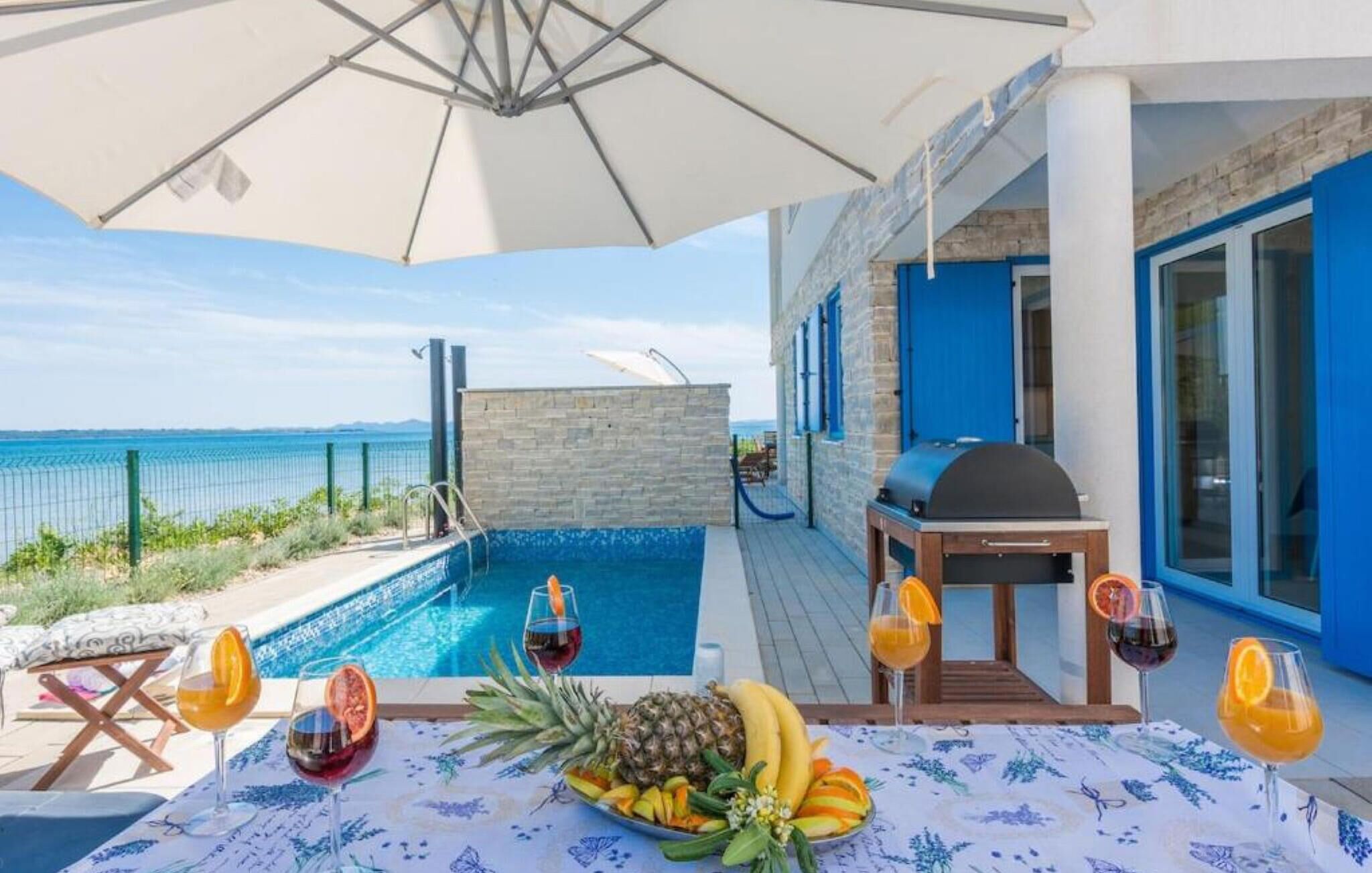 Et oppvarmet basseng