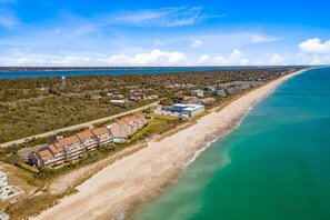 Beach - Beautiful oceanfront condo in the heart of Pine Knoll Shores with pool (Pine Knoll Shores)