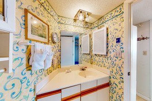 Douche, serviettes fournies
