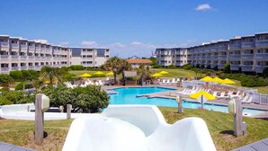 Indoor pool - First-Floor Condo with Balcony, WiFi & Shared Pools, Hot Tub, Tennis, Putt-Putt (Atlantic Beach)