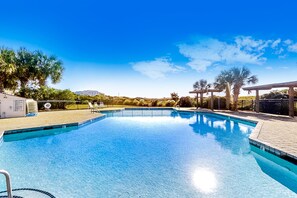 Indoor pool, a heated pool