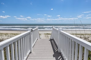 On the beach