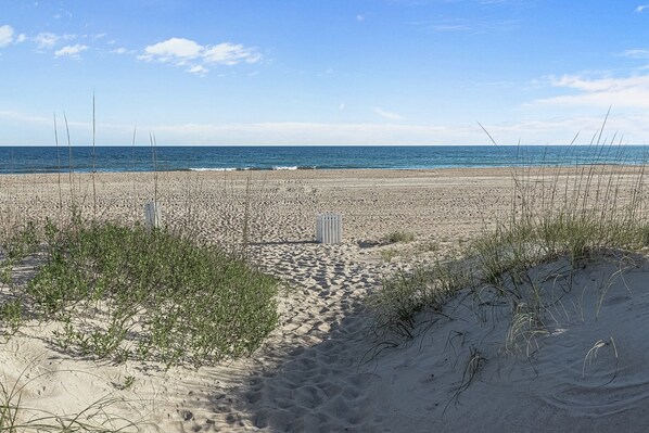 On the beach