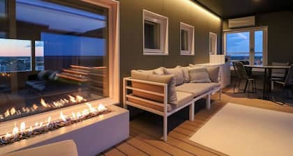 Prime penthouse central | jacuzzi and sauna