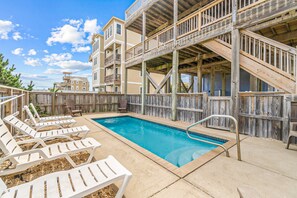 Pool - Coastal home with private pool, game room, media lounge, oceanside deck (Waves)