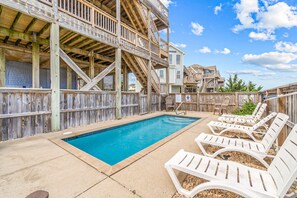 Pool - Coastal home with private pool, game room, media lounge, oceanside deck (Waves)