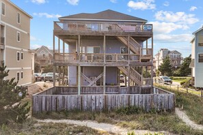 Exterior - Coastal home with private pool, game room, media lounge, oceanside deck (Waves)