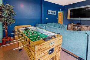 Game room - Coastal home with private pool, game room, media lounge, oceanside deck (Waves)